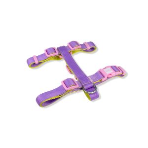 Heavy Duty Dog Harnesses Lilac Yellow