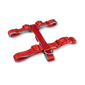 20mm Heavy Duty Dog Harness Red