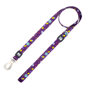 20mm Patterned Dog Leash Galaxy