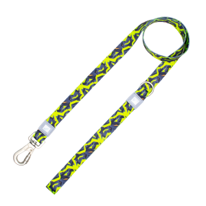 20mm Patterned Dog Leash Stone Leaf