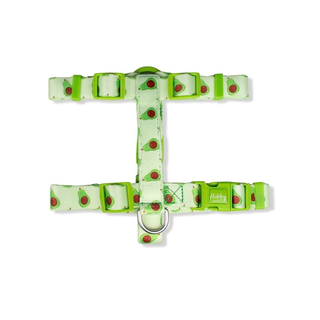 20mm Patterned Harness Avocado