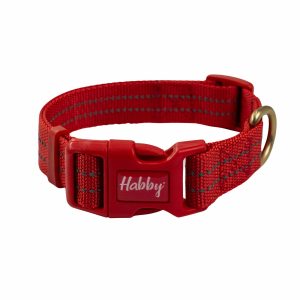 20mm Reflective Dog Collar Red
