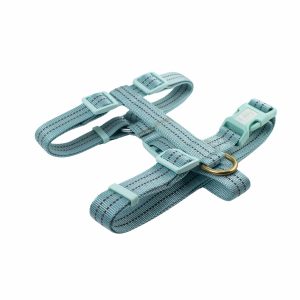 20mm Reflective Dog Harness Blue