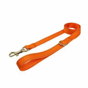 20mm Reflective Dog Leash Orange