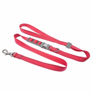 Reflective Hands Free Dog Leash Pink