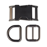 Metal Accessories Set Black