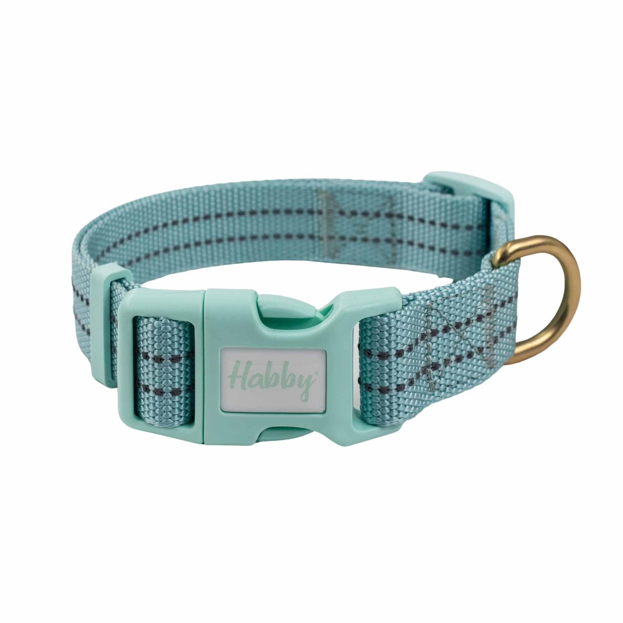20mm Reflective Dog Collar Blue