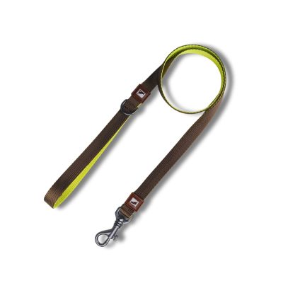 20mm Heavy Duty Leash Brown Yellow